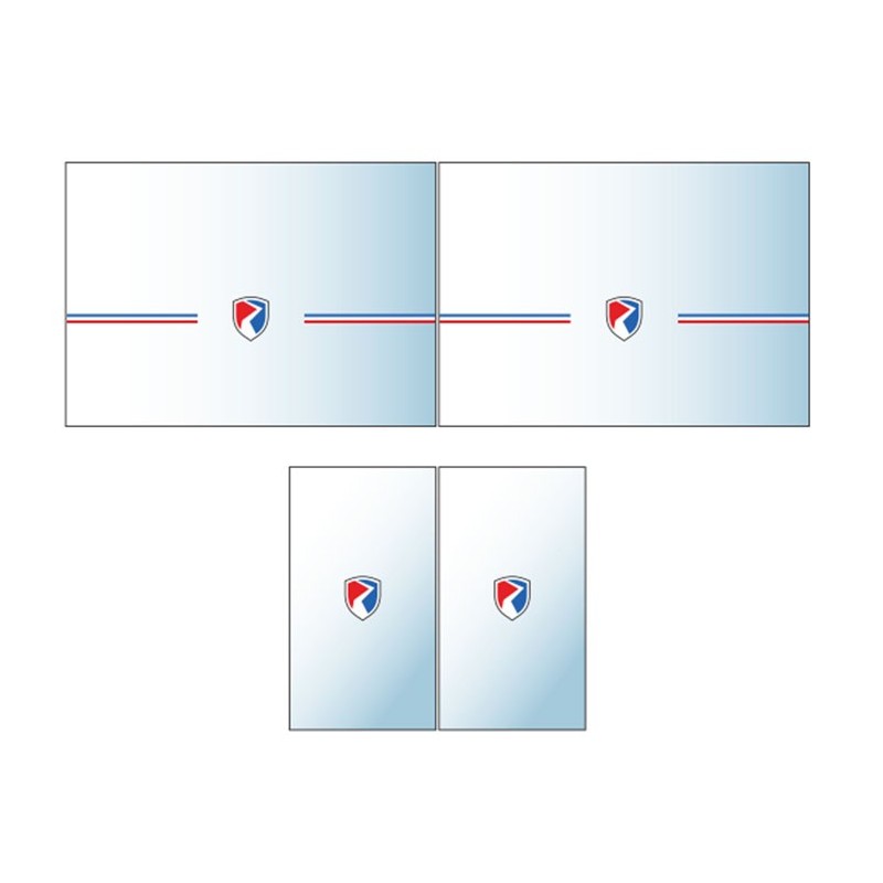 Adhésifs vitrines magasin Precision Ski