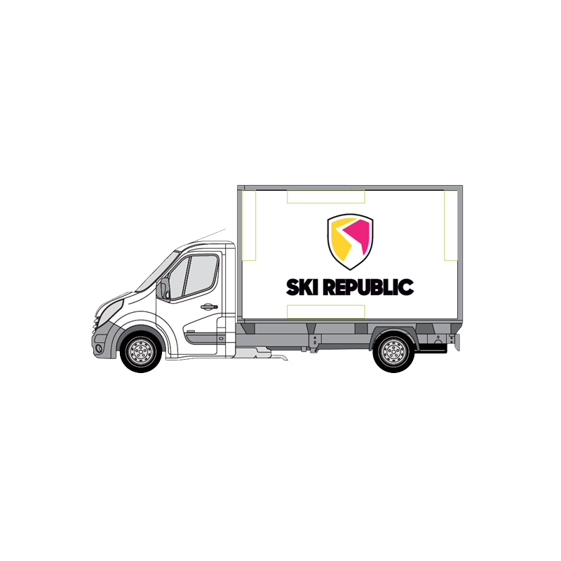 Stickage véhicule Ski Republic