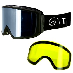Masque de Ski Torrent HB190A Black + Extra Lens Yellow | PVC : 69,95€ | Coef : 2.67